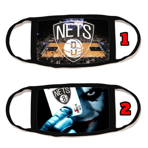 2 PACKS brooklyn nets face mask face cover